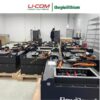 Pin lithium cho xe nâng của RoyPow 80V 315Ah F80315 2 pin lithium xe nang 80v